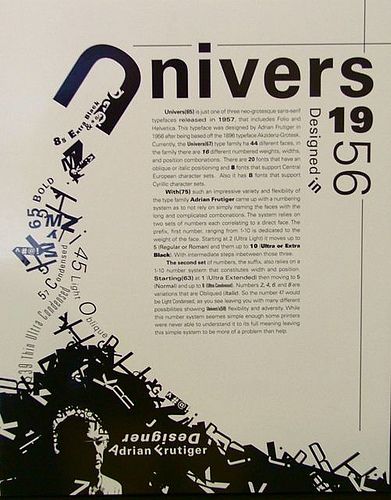 Typography Poster- Type 2- MIAD by MIAD Communication Design, via Flickr Specimen Poster, Swiss Typography, International Typographic Style, Typeface Poster, 잡지 레이아웃, Typography Book, Typography Posters, Typo Poster, Type Specimen