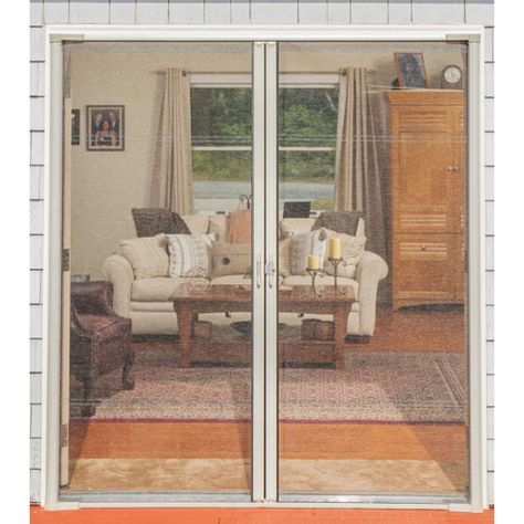 Double Door Screen Doors, Screen For French Doors, Sliding Screen Doors On Porch, French Screen Doors, Double Screen Doors, Pintu Ganda, Glass Screen Door, Aluminum Screen Doors, French Doors With Screens