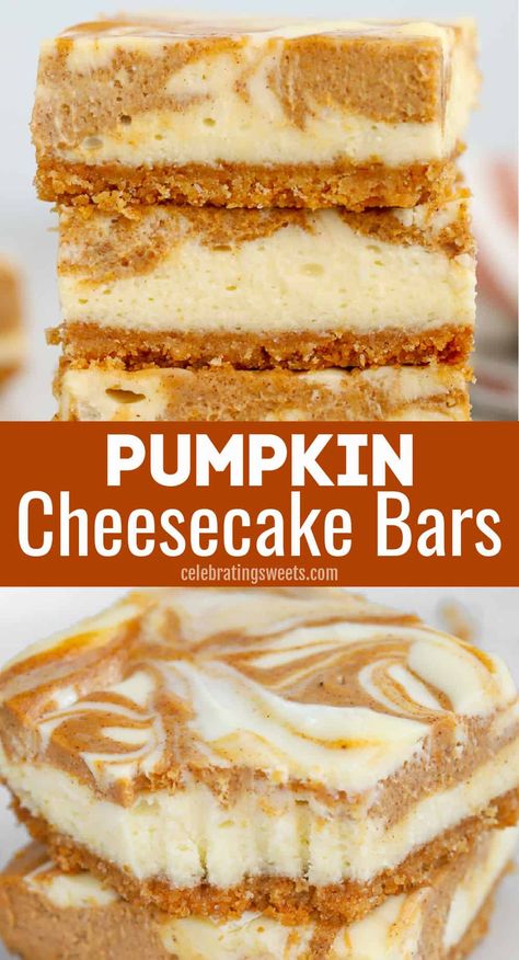 Pumpkin Pie Cheesecake Bars, Cheesecake Pumpkin, Classic Pumpkin Pie, Pumpkin Cheesecake Bars, Pumpkin Pie Cheesecake, Pumpkin Cheesecake Recipes, Fall Baking Recipes, Pie Cheesecake, Pumpkin Bars