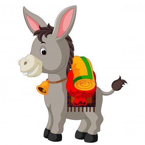 Burro lleva una bolsa grande Vector Prem... | Premium Vector #Freepik #vector #naturaleza #caracter #dibujos-animados #animal Animal Crafts Preschool, Baby Animal Names, Animal Hand Puppets, Big Turtle, Kids Going To School, Cheetah Cubs, Rabbit Vector, Animal Names, Fierce Animals