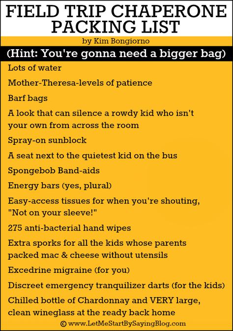 School Field Trip Chaperone, Zoo Field Trip Chaperone, Field Trip Essentials For Teachers, School Field Trip Packing List, Things To Pack For A School Field Trip, Field Trip Packing List School, Things To Bring On A School Field Trip, Chaperone Field Trip Mom, Chaperone Field Trip Mom Outfit