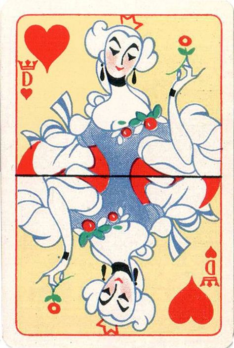 Playing Cards Queen Design, Playing Cards Design Illustration, Queen Card Illustration, Playing Cards Design Art, Queen Card Design, Queen Of Hearts Illustration, Queen Of Hearts Card, Scarecrow Costume, Hearts Playing Cards