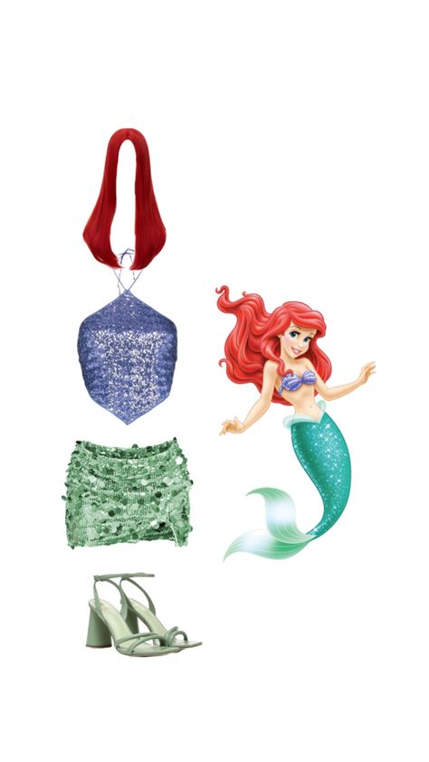 #mermaidcostume #mermaid #ariel #disneycostume #disney #halloweencostume #halloween Ariel Mermaid Costume, Ariel Halloween, Ariel Halloween Costume, Ariel Costume, Ariel Costumes, Ariel Mermaid, Mermaid Costume, Ariel, Mermaid