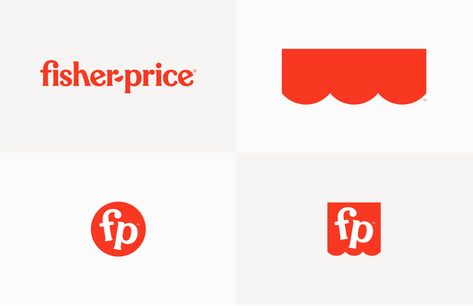 Brand New: New Logo and Identity for Fisher-Price by Pentagram Logo Evolution, Brand Refresh, Simple Graphic, Digital Advertising, Minimalist Logo Design, Brand Marketing, 로고 디자인, Identity Logo, Minimalist Logo