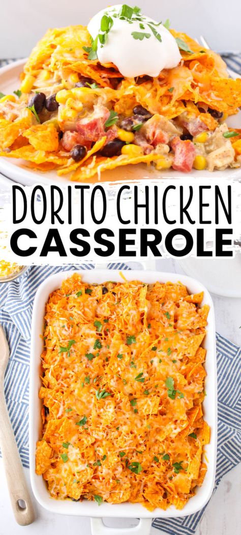 Chicken Taco Dorito Casserole, Nacho Cheese Doritos Chicken Casserole, Ww Chicken Dorito Casserole, Easy Dinner Recipes For College Students Chicken, Mexican Chicken Casserole With Doritos And Velveeta, Cheesy Crunchy Doritos Chicken Casserole, Cool Ranch Doritos Chicken Casserole, Mexican Casserole Doritos, Cheesy Dorito Chicken Casserole