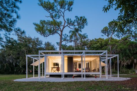 Sarasota Modern’s 21st-Century Star Turn | Architectural Digest School Architecture, Modernism Week Palm Springs, Walker House, Paul Rudolph, Farnsworth House, Architecture Program, Main Event, Structure Design, Residential Building