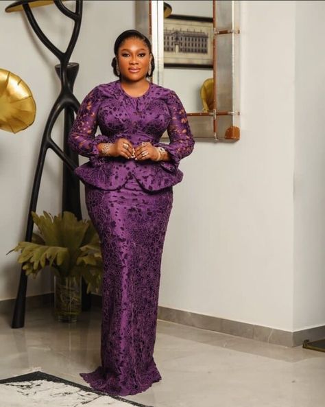 Latest and Best Asoebi Gown Styles for Ladies. Latest Gown Lace Styles For Women, Latest Lace Skirt And Blouse Styles, Latest Asoebi Styles 2024, Aso Ebi Lace Style 2024, Lace Asoebi Gown Styles, Lace Skirt And Blouse Nigerian Latest, Lace Gown Styles For Ladies, Latest Lace Gown Styles Aso Ebi, Latest Lace Styles For Wedding