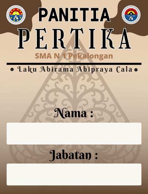 Inspirasi nametag panitia Nametag Aesthetic Design, Name Tag Design Template, Nametag Design, Name Tag Templates, Instagram Graphic Design, Name Tag Design, New Template, Canvas Learning, Instagram Graphic