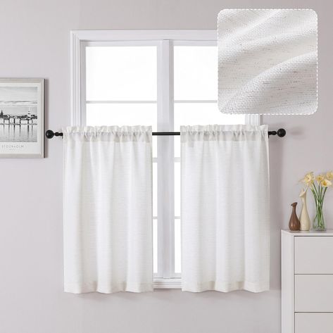 Double rod curtains