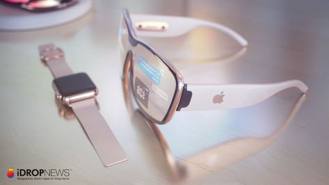 Stylish Apple Glasses concept imagines the AR future | Cult of Mac Apple Glasses, Teknologi Futuristik, Wearable Computer, Apple Rings, Google Glass, Virtual Reality Glasses, Vr Glasses, Smart Glasses, Apple New