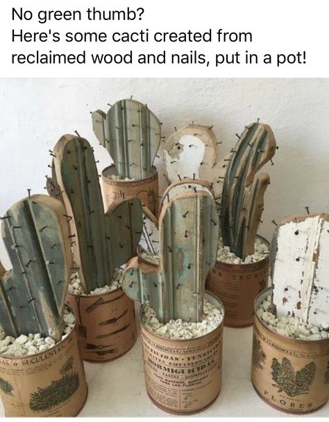 Cactus Craft, Dekor Diy, Cactus Decor, Driftwood Crafts, Diy Holz, Diy Projects On A Budget, Décor Diy, Decor Rustic, Cactus Plants