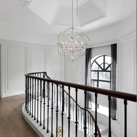 Dontravius 8 - Light Dimmable Chandelier Entrance Foyer Chandelier, 2 Story Foyer Chandelier Entryway, Foyer Chandelier 2 Story Transitional, Entry Way Chandelier High Ceilings, Chandelier Foyer Entryway High Ceiling, Two Story Entryway Lighting, Entry Chandelier Foyers, Entry Chandelier Entryway, Large Entryway Chandelier