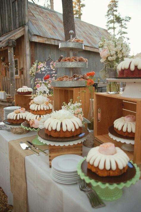 Love this Teal Wedding Cake, Nevada Wedding, Nothing Bundt, Nothing Bundt Cakes, Diy Wedding Cake, Mini Bundt Cakes, Wedding Display, Wedding Cake Table, Cool Wedding Cakes