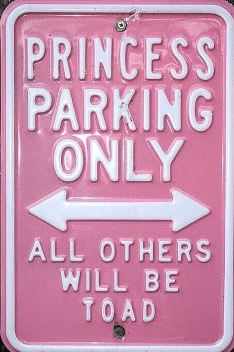 Princess Parking Only, Girly Poster, Whatsapp Theme, Printable Wall Collage, Affiches D'art Déco, Princess Parking, ポップアート ポスター, Y2k Posters, Dream Symbols