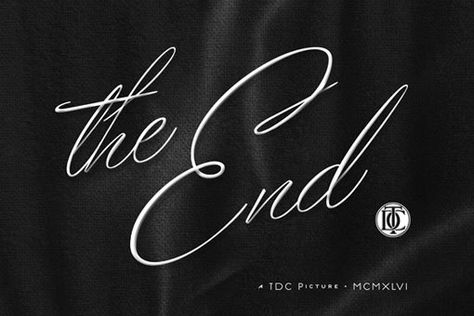 End Credits Aesthetic, Type Inspiration, Fancy Fonts, Title Card, Label Paper, Chalkboard Art, Old Postcards, Typography Letters, Work Life