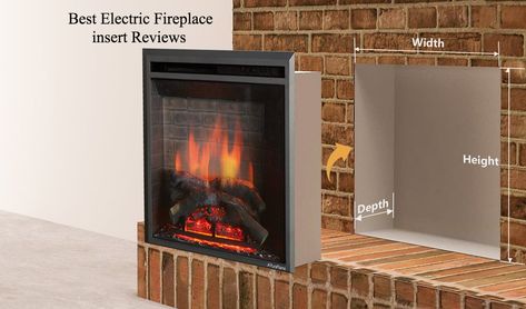 What type of Electric Fireplace Insert best suits you? Do you wish to upgrade your old fashioned fireplace? If yes, then consider installing an electric fire insert that will let you enjoy realistic flame effects and soft warm heat in your home without having to worry about smoke, cleaning up the ashes, and the extra … Electric Fireplace Inserts, Realistic Electric Fireplace, Fireplace Makeovers, Wood Burning Fireplace Inserts, Best Electric Fireplace, Masonry Fireplace, Spice Muffins, Old Fireplace, Electric Fireplace Insert