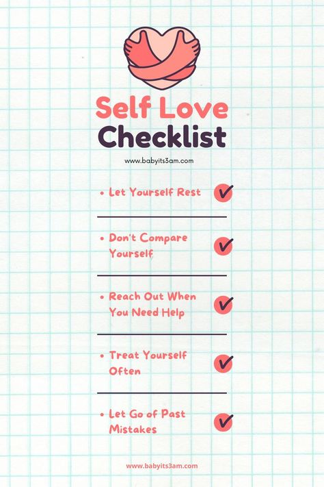 Self-Love Checklist Dont Compare, Healthy Relationship, Self Acceptance, Healthy Relationships, Boundaries, Letting Go, Self Care, Self Love, Key