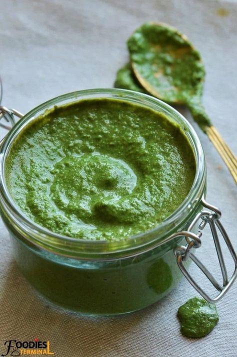 Pudina Ki Chutney | Mint Coriander Chutney (Video) » Foodies Terminal Pudina Chutney Recipe, Pudina Chutney, Coriander Chutney, Samosa Chaat, Cilantro Chutney, Easy Pressure Cooker Recipes, Ramzan Special, Mint Chutney, Salted Caramel Fudge