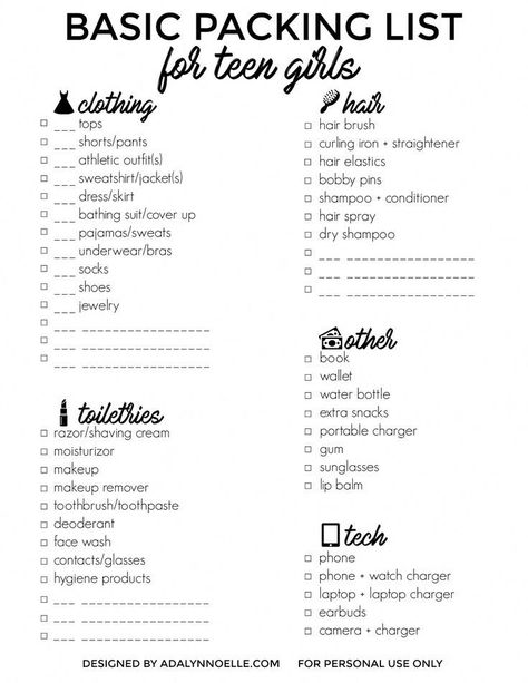 Pin on Campen und Wandern Teen Vacation, Summer Camp Packing, Japan Nature, Printable Packing List, Travel Packing Checklist, Camping Packing List, Road Trip Packing List, Road Trip Packing, Holiday Packing