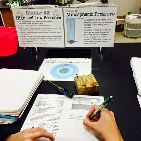 Teaching Middle School Science, Teaching Weather, Sixth Grade Science, Science Stations, Classroom Science, 7th Grade Science, 8th Grade Science, Science Notebooks, 6th Grade Science