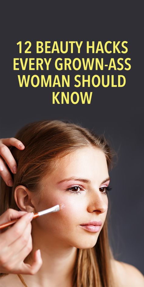 12 beauty hacks every grown-ass woman should know Sideburns Women, Makeup Recipes, Oily Hair, Diy Beauty Hacks, I Love Makeup, Ingrown Hair, How To Apply Makeup, Facial Skin, Mom Style