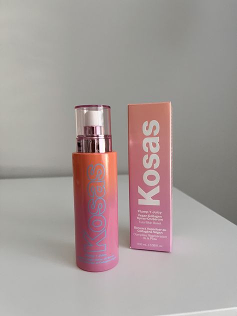 Kosas Spray, Kosas Makeup, Dream Skincare, Whats In My Makeup Bag, Makeup And Skincare Products, Facial Contouring, Vegan Collagen, Makeup Bag Essentials, Makeup Wishlist