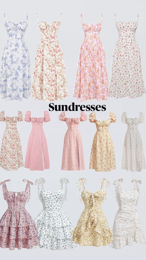 Summer Dress Coquette, Pretty Sundress Aesthetic, Outfit Inspirations Dress, Cute Maxi Dress Casual, Styling Sundresses, Casual Summer Sundress, Dresses Summer 2024, Pink Sundress Aesthetic, Sundresses Outfit