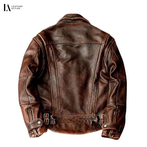 "You know what they say - leather jackets are a classic. But this one? It's rewriting the rules entirely. Vintage brown cowhide has never looked so fresh. Slim-fitting for the fashionably bold, this Asian-sized biker jacket is begging you to get on its rebellious wavelength. Imagine the double-takes as you strut down the street, exuding a ""too cool for school"" vibe that can't be taught. Whether you're headed to the leather district or just grabbing avocado toast, this coat is your new p... Biker Clothing, Leather Jacket Vintage, Vintage Cafe Racer, 90s Fashion Men, Biker Outfit, Brown Cowhide, Coat Men, Real Leather Jacket, Motorcycle Leather