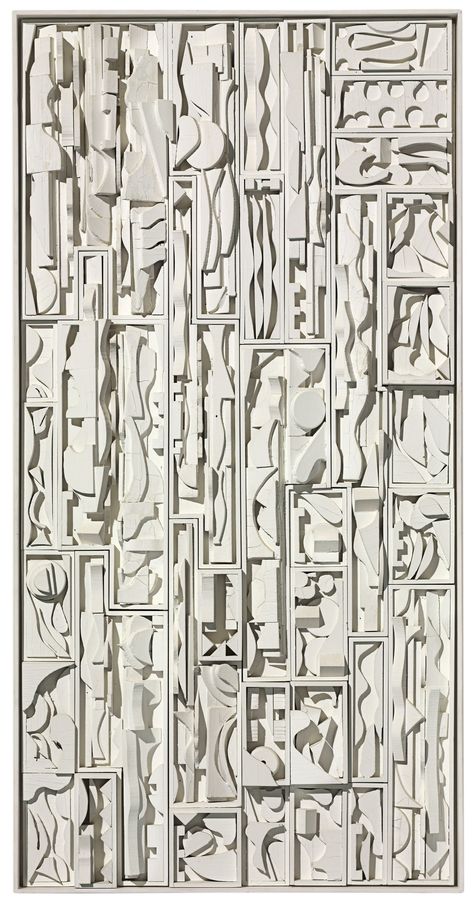 Coatroom Ideas, 1970s Paintings, Louise Nevelson, Concrete Sculpture, Sculptures Céramiques, Concrete Art, Relief Sculpture, Assemblage Art, Sculpture Installation