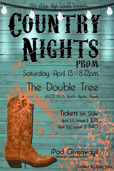 Rustic Prom, Prom Country, Western Prom, Mormon Prom, Country Night, Prom Tickets, Country Prom, Dance Decor, Prom Decorations