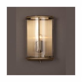 Orly Antique Brass Switched Wall Lantern.  46gbp Lantern Wall, Brass Lantern, Wall Bracket, Wall Lantern, Wall Brackets, Light Wall, Light Fittings, Glass Panels, Candle Sconces