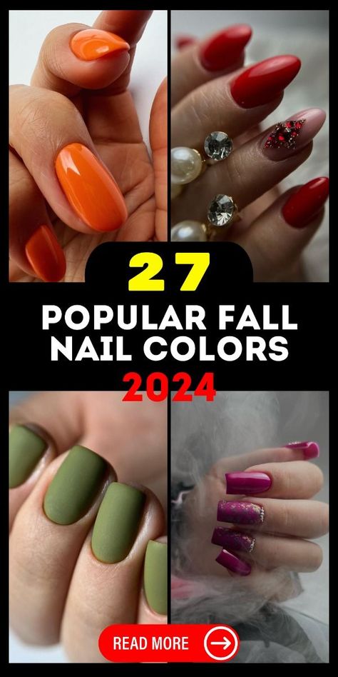 30 Pinterest Nails Art Ideas You Will Like ❤ 
#wedding #bride #pinterestnails #weddingnails
#FallNails #Nails #septembernails
 #ClassyNailDesign #ElegantNailIdeas 
#NudeNails #ShortAlmondNails 
#nailart #manicure #gelnails 
#beauty #nail #nailsart #naildesign 
#acrylicnails #nailsonfleek #naildesigns 
#nailstyle #nailpolish #septembernail
#longnails 
#nailsacrylic
#nails2024
#nailsideas
#nailsinspiration
#nailsforsummer
#glamoraedge
#nailsshort 
#nailspink
#septembenailsideas Red Nail Polish For Dark Skin, Nail Colors Sept 2024, Solid Color Fall Nails, Gel Polish Ideas, Popular Fall Nail Colors, September Nail Colors, All Nail Shapes, Pink Nails Opi, Sophisticated Manicure