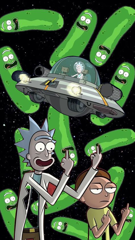 #picklerick #rick #morty #rickandmorty #wubbalubbadubdub Rick And Morty Matching Wallpaper, Rick And Morty Wallpaper Iphone 11, Green Rick And Morty Aesthetic, Evil Morty Wallpapers, Rick And Morty Pictures, Rick And Morty Wallpapers 4k, Rick And Morty Wallpaper Iphone, Rick And Morty Spaceship, Rick And Morty Game