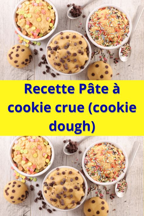 La pâte à cookie crue (cookie dough) est une préparation de base pour les biscuits, qui peut être consommée crue ou cuite. Cette pâte est faite à base de beurre, Pate A Cookie Crue, Cookie Dough, Nutella, Cookies Et Biscuits, Biscuits, Dough, Baking, Texture