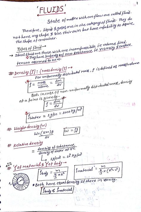 Fluid Mechanics Handwritten Notes Fluid Mechanics Formula, Fluid Mechanics Notes, Mechanical Engineering Notes, Mechanic Notes, Fluid Mechanics Engineering, Basic Physics Formulas, Mechanics Notes, Fall Academia, Physics Mechanics