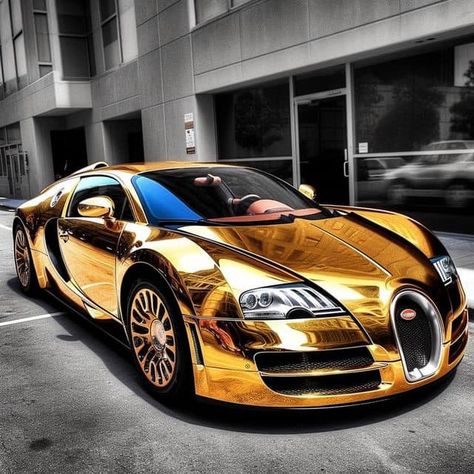 Best Cars in the World | Gold Bugatti 📸 Rose Gold Bugatti, Most Expensive Bugatti, Rolls Royce Ghost Black, Super Car Bugatti, Bugatti Veyron Super Sport, Tmax Yamaha, Cool Truck Accessories, Royce Car, Tokyo Drift Cars