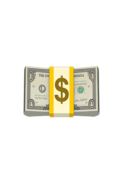 The 💵 Dollar Banknote emoji depicts a rectangular piece of paper with a green hue. The front of the banknote features the portrait of a famous American figure, likely a president, in the center. The denomination of the banknote, "100," is written in large font in the bottom right corner. The back of the banknote features an image of Independence Hall in Philadelphia, Pennsylvania. Overall, the emoji resembles a typical United States one hundred dollar bill. Money Emoji Wallpaper, Money Emoji Iphone, Wow Emoji, Money Emoji, Wave Emoji, One Hundred Dollar Bill, Lego Hotel, Good Apps For Iphone, Apple Emojis