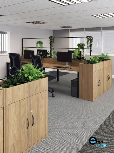 Office Planters, Modern Office Space Design, Arch Board, Call Center Office, Lawyers Office, Bureau Open Space, Planter Storage, Wine Vault, Desktop Planter