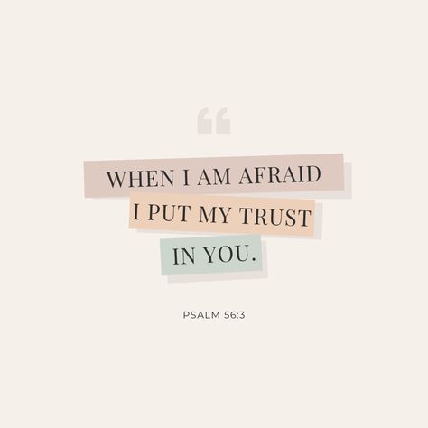 Good Bible Verses To Put On Your Mirror, Bible Verse For Mirror, Psalm 56:3 Wallpaper, When I Am Afraid I Put My Trust In You, When I Am Afraid I Will Trust In You, Mirror Bible Verse, Psalm 56:3, Christian Lock Screen, Truth Mirror