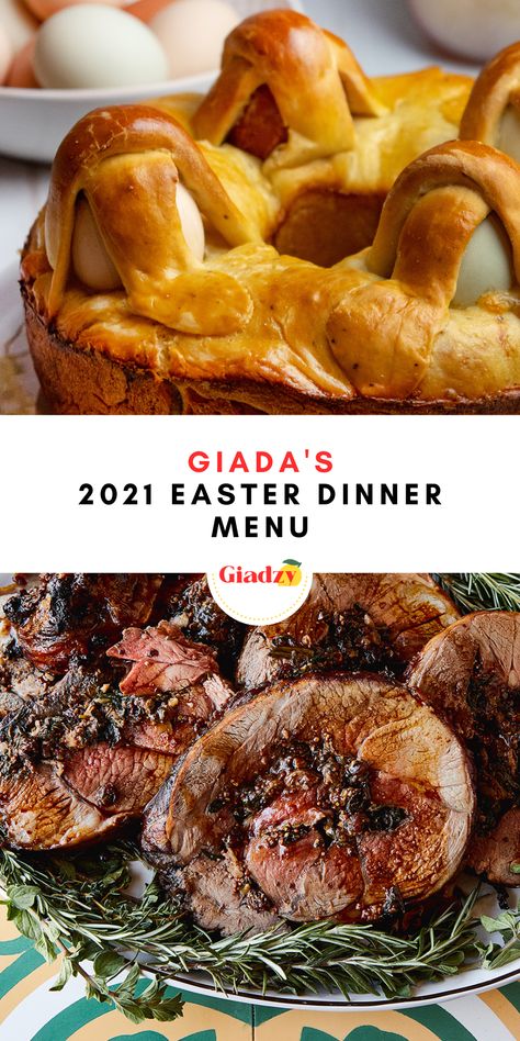 Get a taste of Italian tradition with Giada’s 2021 Easter Menu! There are quite a few things that Italy just does right – the pasta, the aperitivo hour, gelato… and of course, Easter – aka, Pasqua! It’s a highly celebrated holiday all throughout Italy, with convivial festivities and parades crowding the streets. This Easter menu is all about honoring those traditions with classic Italian Easter dishes – so let’s jump right in! Elegant Easter Dinner Ideas, Easter Day Recipes, Savory Easter Food, Easter For Two Dinner, Easter Dinner Dishes, Easter Sunday Dinner Ideas Meals, Ina Garten Easter Recipes, Easter Pasta Recipes, Easter Dinner Ideas For A Crowd