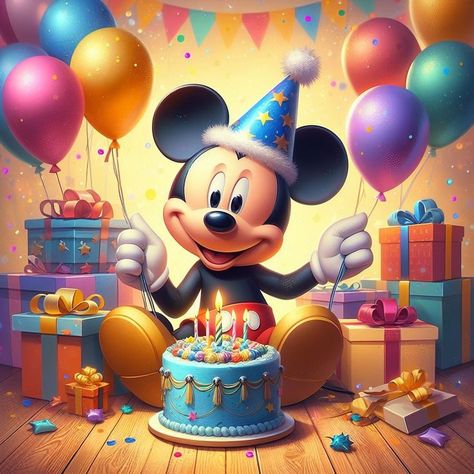 Mickey Mouse Birthday Wallpaper, Mickey Mouse Birthday Images, Happy Birthday Minnie Mouse Image, Mickey Happy Birthday, Mickey Mouse Happy Birthday, Happy Birthday Mickey Mouse, Mickey Mouse Background, Birthday Backgrounds, Arte Do Mickey Mouse