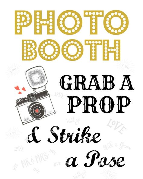 Free wedding photo booth printable sign Wedding Photo Booth Props Free Printables, Photo Booth Sign Ideas, Photo Booth Table, Photo Booth Props Free Printables, Wedding Photobooth Sign, Wedding Photo Booth Sign, Photo Booth Props Free, Photo Booth Printables, Bf Gift