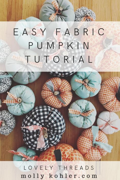 Pumpkin Tutorial, Fall Sewing, Dekor Diy, Quilted Christmas Ornaments, Crafts Decor, Fall Halloween Crafts, Fall Crafts Diy, Christmas Ornament Pattern, Autumn Crafts