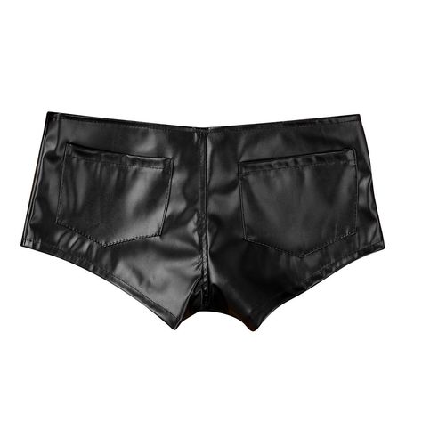 moily Women's Pole Dance Shorts Wet Look Faux Leather Low Waist Zipper Front Hot Pants #Sponsored Leather Shorts Women, Club Dance, Cute Outfits With Jeans, Dance Shorts, Wet Look, Edgy Look, New Launch, Mini Shorts, Leather Shorts