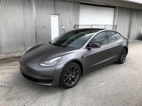 EV DESIGN MOVEMENT on Instagram: “That color.  EV DESIGN MOVEMENT  The sexiest color on a Tesla ♦️3M Satin Dark Grey ♦️Xpel XR tint ♦️3M Satin Black CD ♦️Custom satin copper…” Grey Tesla, Cd Custom, Grey Car, Tesla Model X, Design Movements, Tesla Model 3, Car Wrap, Tesla Model, Black Satin