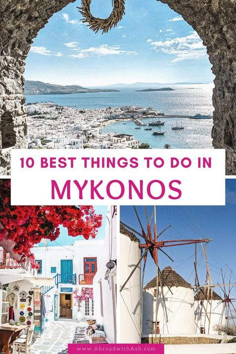 Things To Do In Mykonos, Grecia Santorini, Greek Vacation, Mykonos Town, Greece Travel Guide, Greece Vacation, Mykonos Greece, Europe Travel Guide, Free Things To Do