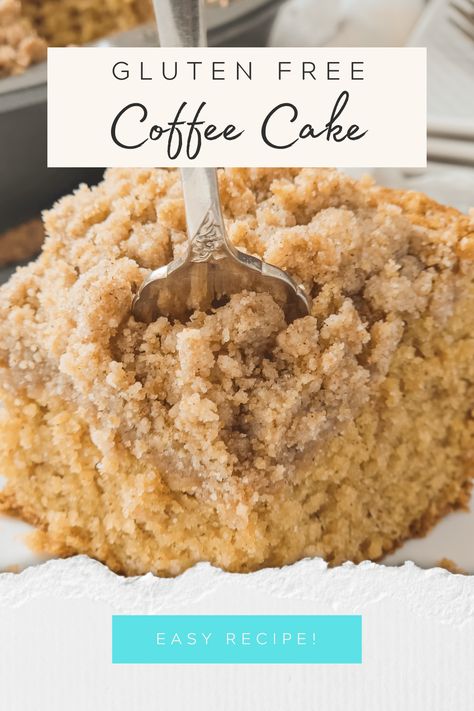 Gluten Free Coffee Cake Recipe Gluten Free Coffee Cake Recipe, Gluten Free Coffee Cake, Pumpkin Streusel, Gluten Free Coffee, Streusel Cake, Coffee Cake Recipes Easy, Gluten Free Cake Recipe, Streusel Coffee Cake, Thanksgiving Desserts Easy