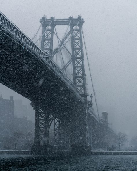 Williamsburg Bridge, Williamsburg Brooklyn, January 2024, Photography Prints Art, Snow Storm, City Photography, Bay Bridge, Brooklyn, York City