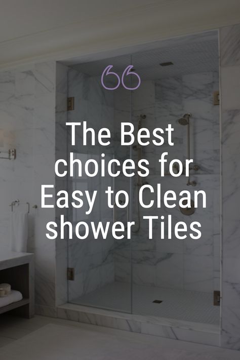 Ready to elevate your bathroom with sleek, easy-to-clean tiles? Our blog post features the finest tile options for your dream shower, complete with tips and tricks to keep those grime-free, sparkling clean. Dive into our top picks and start creating your stunning new space today! Tile Shower Floors Ideas, Shower Floor Options, Easy To Clean Tiles For Bathroom, Contemporary Walk In Shower Ideas, Shower Pan Vs Tile Floor, Easy To Clean Walk In Showers, Shower Tile Ideas Easy To Clean, Easy Clean Shower Tile, Easiest Shower Tile To Keep Clean