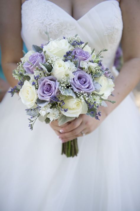 Purple And White Bouquet, Purple Bouquets, Purple Wedding Bouquets, Wedding Colors Purple, Lavender Bouquet, Lilac Wedding, Rose Wedding Bouquet, Purple Wedding Flowers, White Wedding Bouquets